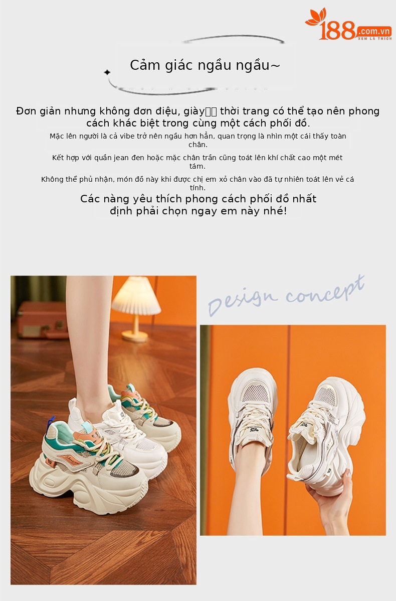 Sandal cao gót nữ hở mũi đế xuồng PU thoáng khí gót siêu cao 8 cm — Vàng gạo, Cam, Trắng, Hồng chi tiết 4