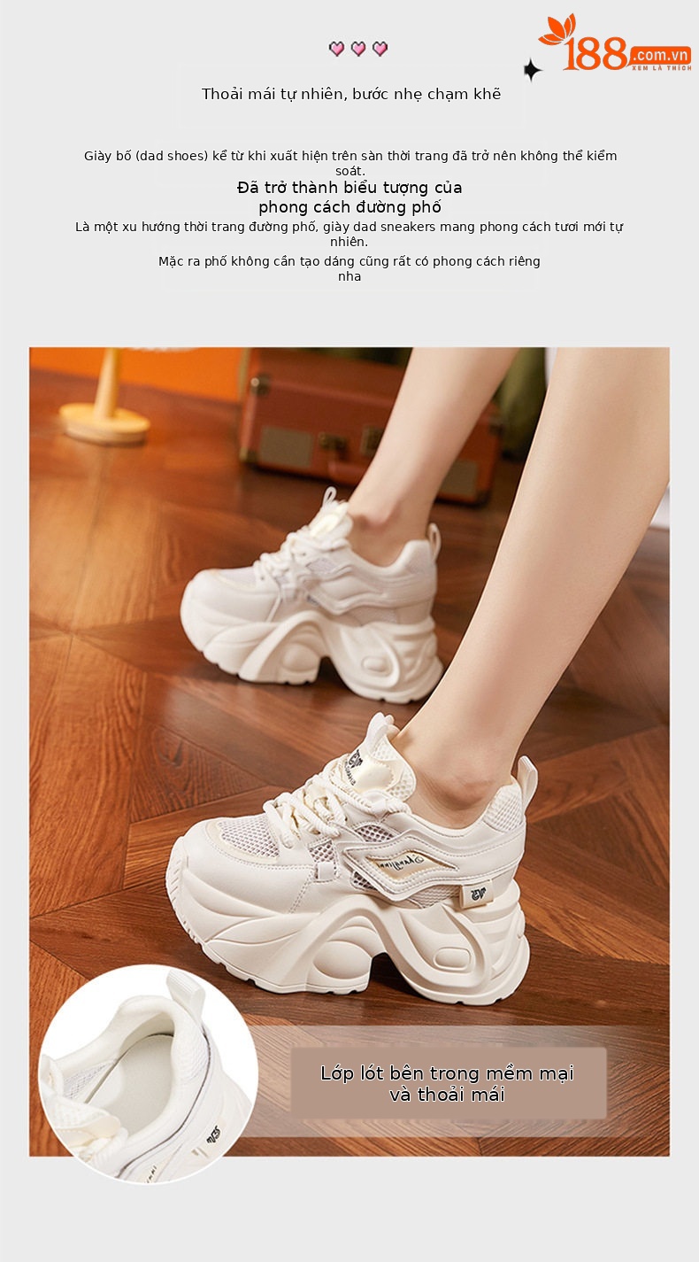 Sandal cao gót nữ hở mũi đế xuồng PU thoáng khí gót siêu cao 8 cm — Vàng gạo, Cam, Trắng, Hồng chi tiết 5