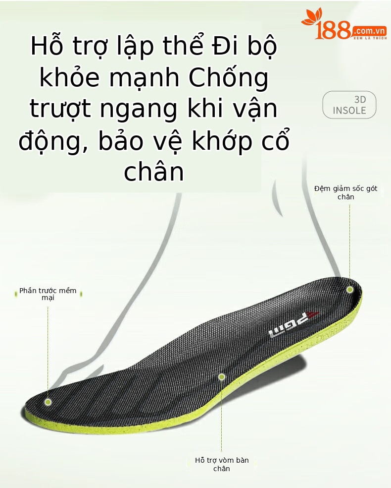 Giày golf trẻ em nữ PGM dây rút núm vặn chống nước chống trượt — XZ342-Trắng Xám Xanh Lá, XZ342-Trắng hồng xanh lam chi tiết 8