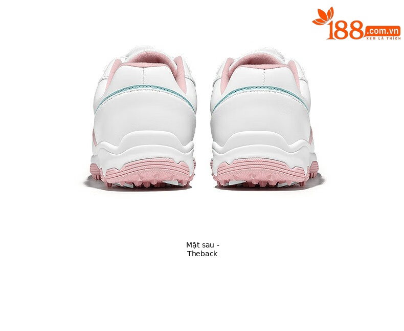 Giày golf trẻ em nữ PGM dây rút núm vặn chống nước chống trượt — XZ342-Trắng Xám Xanh Lá, XZ342-Trắng hồng xanh lam chi tiết 23