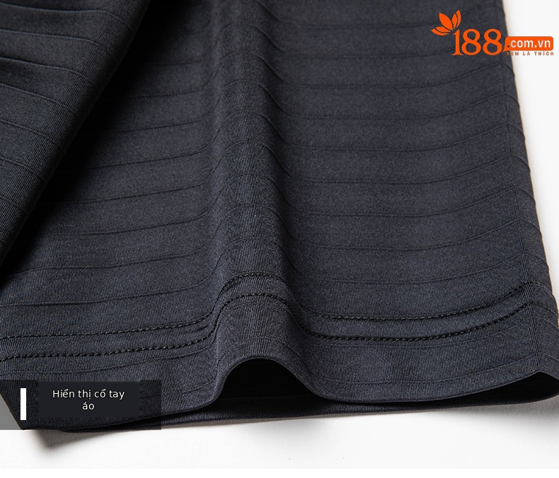 Áo polo nam ngắn tay chất liệu tơ tằm cao cấp chống nhăn — Xanh lá 3S82 chi tiết 17