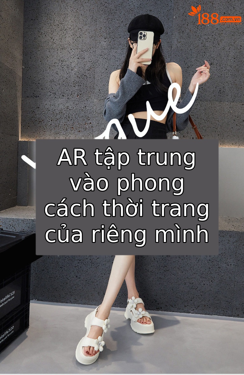 Dép sandal nữ đế dày platform phong cách thể thao mùa hè — Len sạch, Đen chi tiết 1