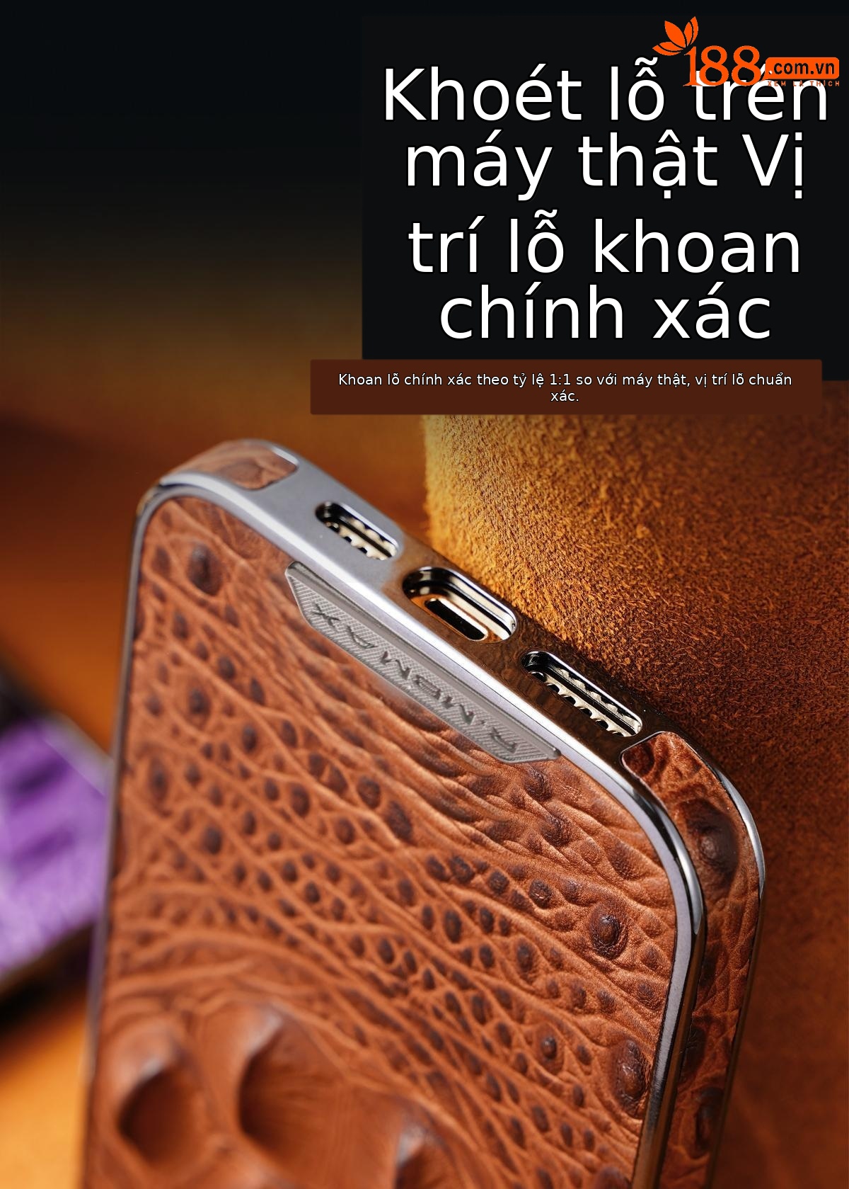 Ốp lưng da vân cá sấu cho iPhone 15 Pro Max, 14, 13, 12 – chống rơi, phong cách doanh nhân — 【Nâu Mocha★Mẫu móng vuốt cá sấu] da cao cấp, [Màu đen★Mẫu móng vuốt cá sấu] da cao cấp, 【Màu xám titan★Mẫu móng vuốt cá sấu] da cao cấp, 【Vàng sâm panh★Mẫu móng vuốt cá sấu] da cao cấp chi tiết 9