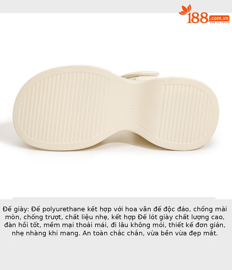 Dép sandal thể thao nữ quai chữ V đế PU êm ái — Len tinh khiết, Đen chi tiết 7