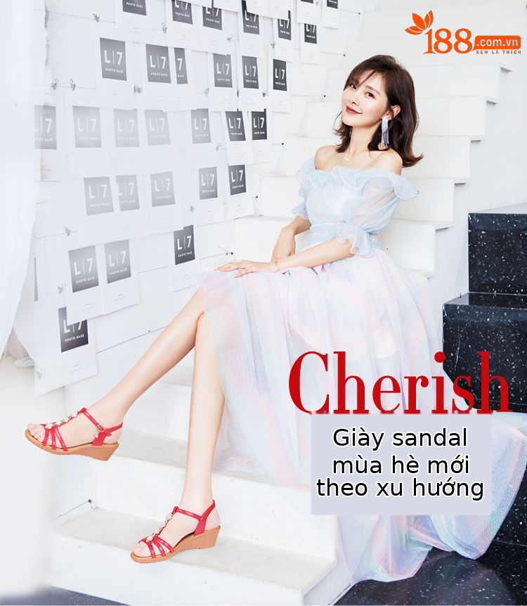 Sandal cao gót nữ quai ngang mũi hở gót xuồng 5 cm đế mềm chống trượt — Đen 5cm, Đỏ 5cm, Màu mơ 5cm, Màu trắng 5cm chi tiết 1