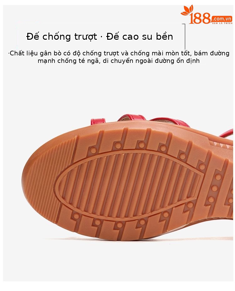 Sandal cao gót nữ quai ngang mũi hở gót xuồng 5 cm đế mềm chống trượt — Đen 5cm, Đỏ 5cm, Màu mơ 5cm, Màu trắng 5cm chi tiết 10