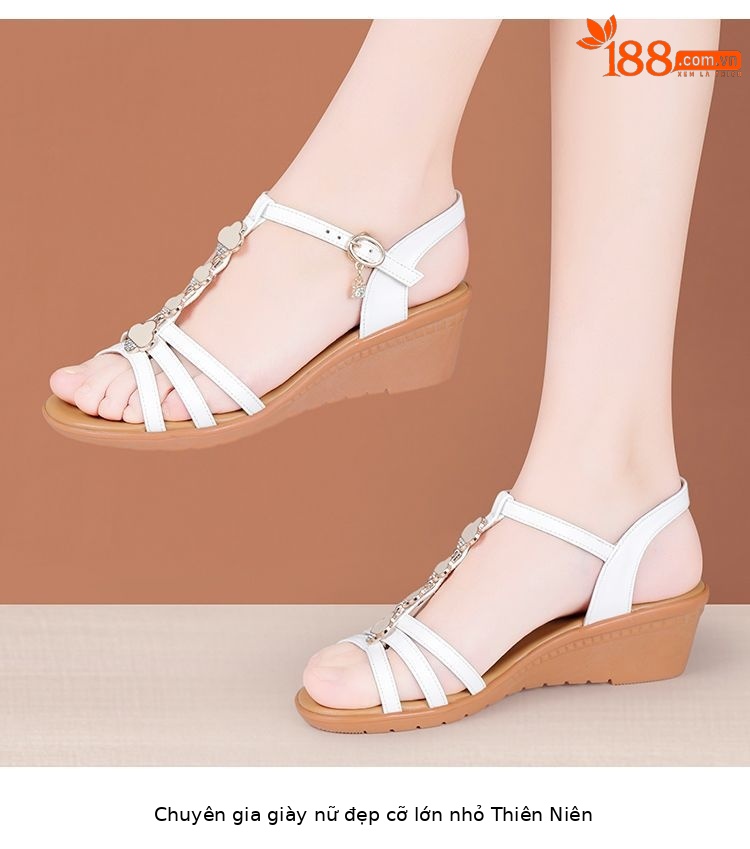 Sandal cao gót nữ quai ngang mũi hở gót xuồng 5 cm đế mềm chống trượt — Đen 5cm, Đỏ 5cm, Màu mơ 5cm, Màu trắng 5cm chi tiết 14
