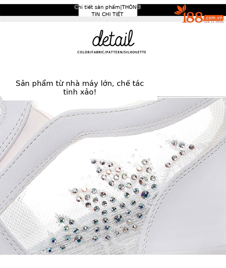 Giày sneaker nữ lưới thoáng khí tăng chiều cao bên trong mùa xuân hè 2024 — JST 9131 trắng [kiểu tăng chiều cao bên trong], ML 6x252 trắng [tăng chiều cao bên trong], ML 6x252 Bạc [tăng chiều cao bên trong], JST 11068 trắng [kiểu tăng chiều cao bên trong] chi tiết 15