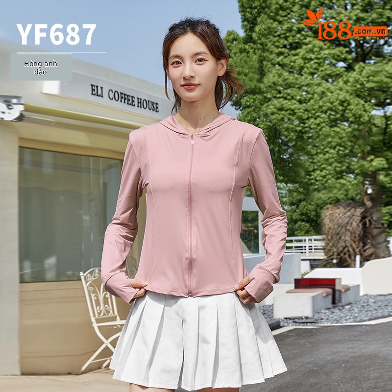 YF687-Hoa Anh Đào (Thiết kế mũ trùm đầu)