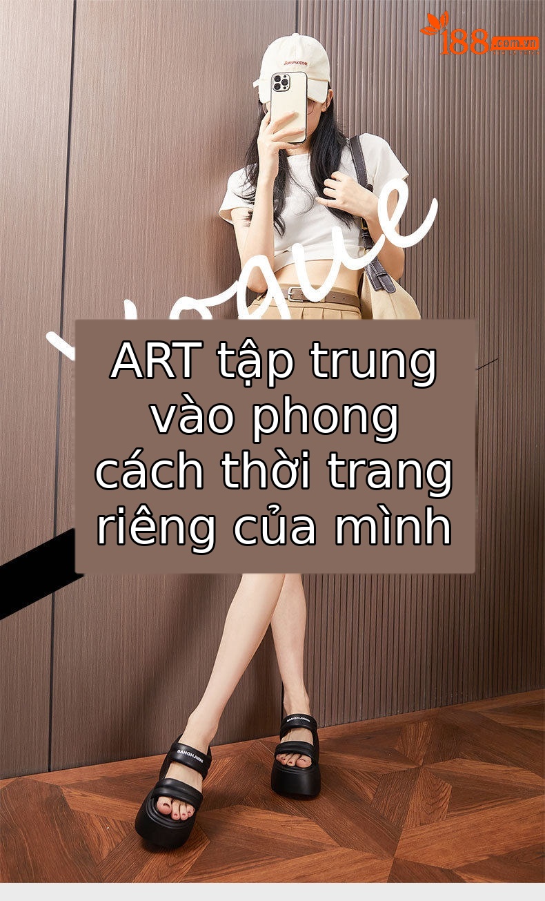 Dép sandal nữ quai chữ V đơn giản phong cách châu Âu — Đen, Len nguyên chất chi tiết 1