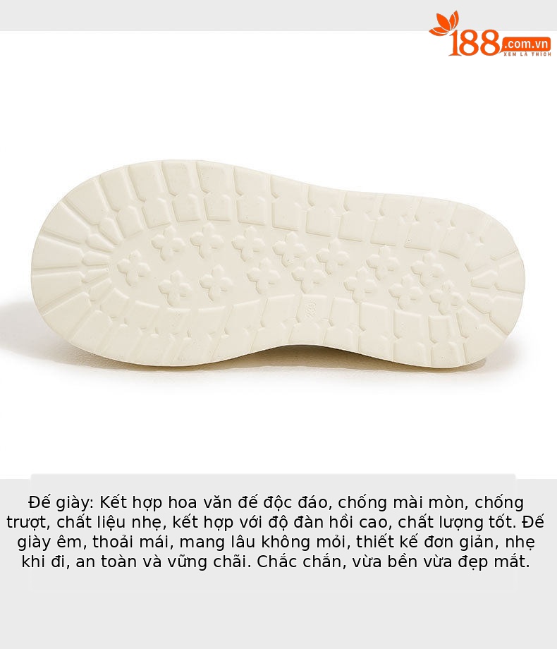 Dép sandal nữ xỏ ngón đế bệt đan sợi phong cách La Mã — Đen, Len nguyên chất chi tiết 7