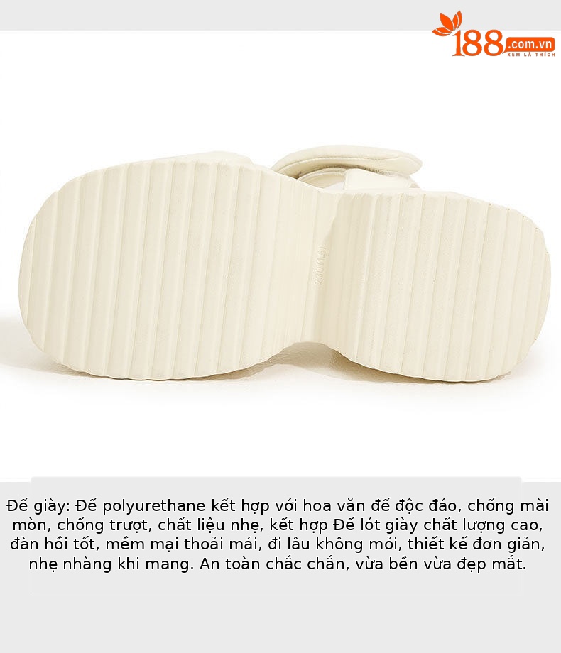 Dép sandal nữ quai chữ V đơn giản mùa hè — Đen, Len nguyên chất chi tiết 7