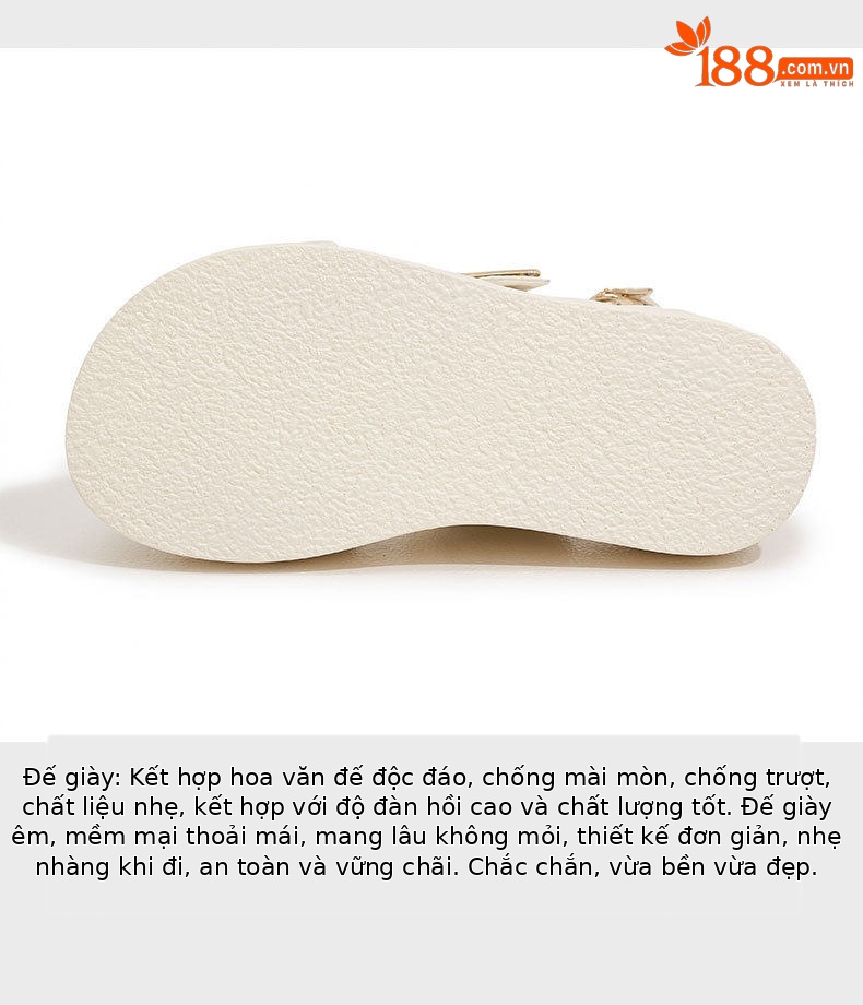 Dép sandal nữ quai chữ V đơn giản mùa hè — Len tinh khiết, Đen chi tiết 7