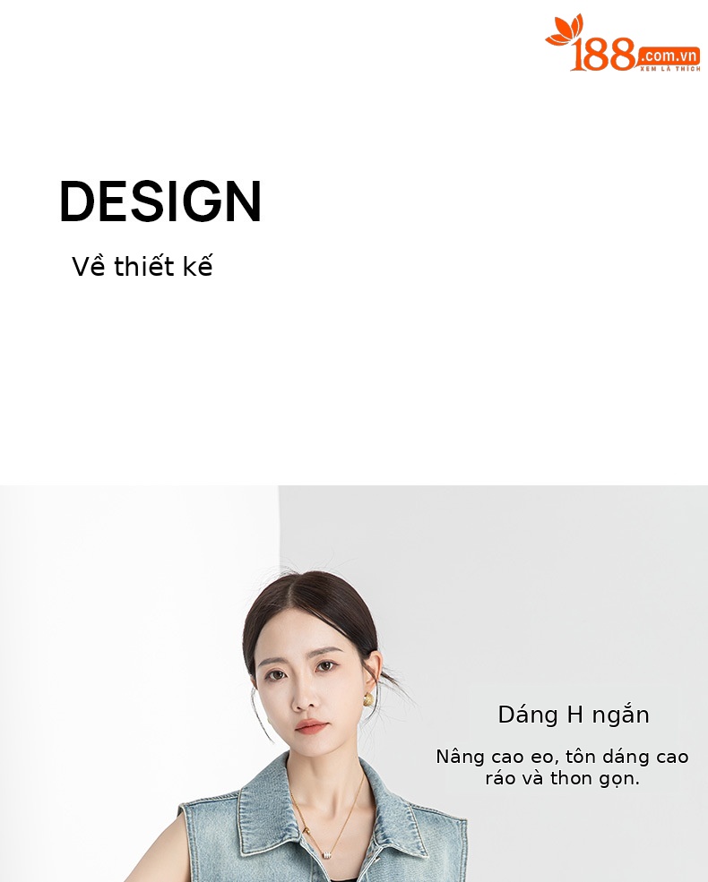 Áo gi lê bò mẫu ngắn Xinge không tay cạp cao cá tính thời trang tôn dáng mặc ngoài mùa hè — Màu xanh lam nhạt chi tiết 6