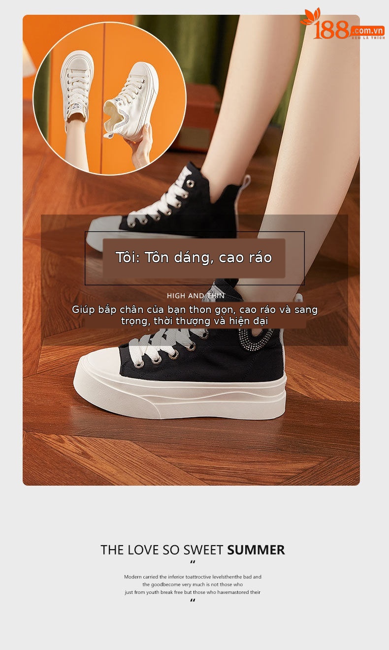 Dép sandal nữ quai chữ V đơn giản chất canvas thoáng mát — Trắng, Đỏ, Đen chi tiết 9