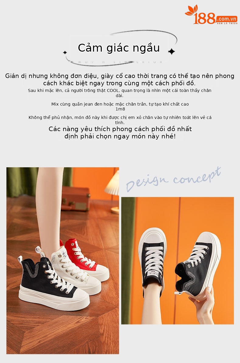 Dép sandal nữ quai chữ V đơn giản chất canvas thoáng mát — Trắng, Đỏ, Đen chi tiết 4