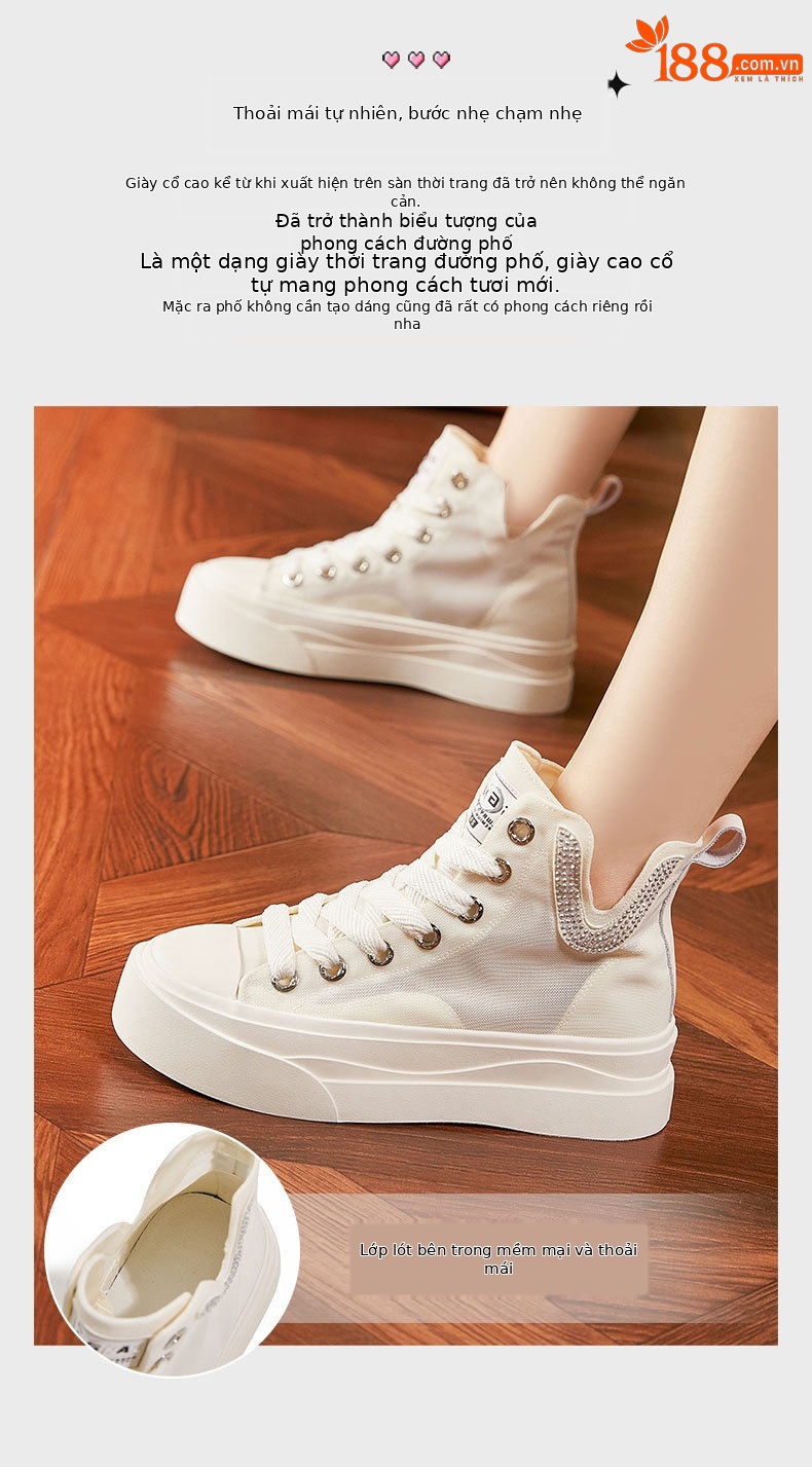 Dép sandal nữ quai chữ V đơn giản chất canvas thoáng mát — Trắng, Đỏ, Đen chi tiết 5
