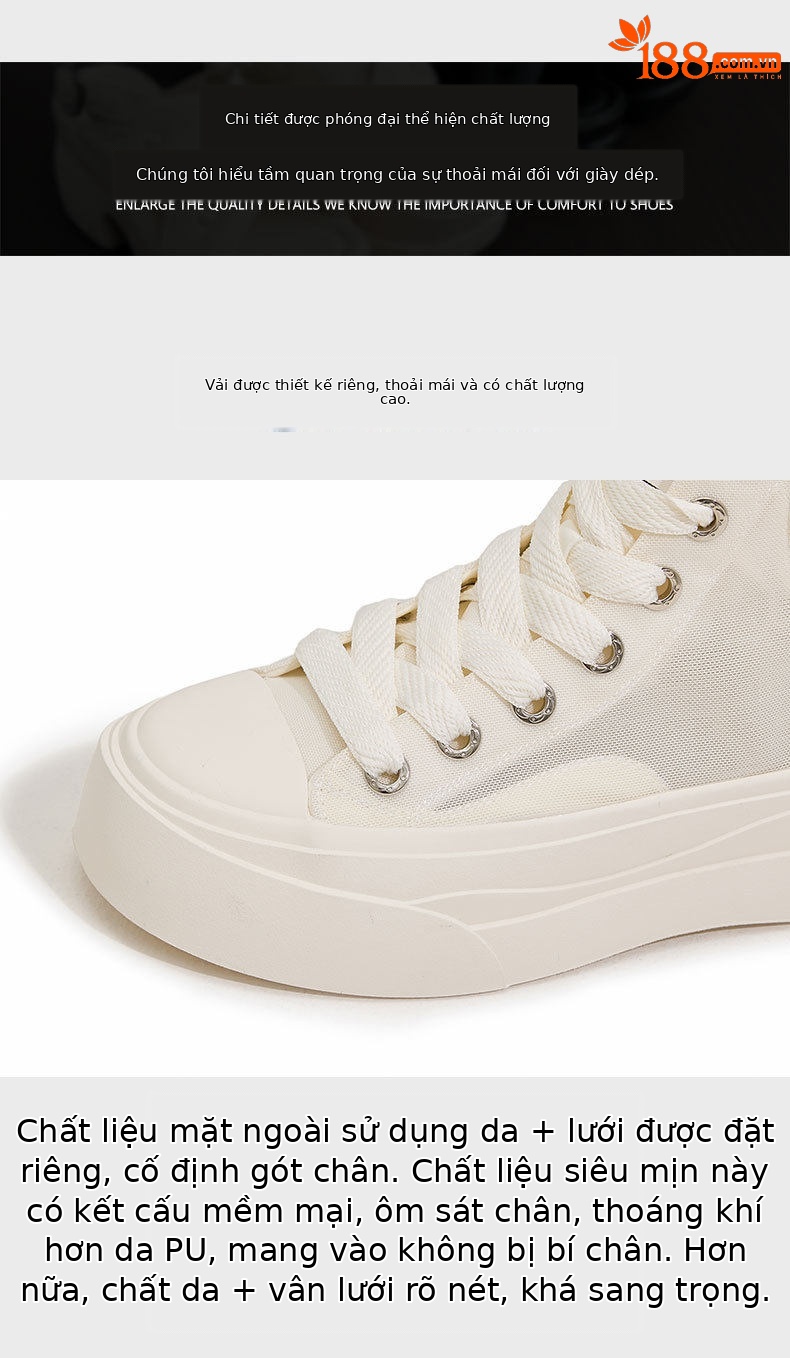Dép sandal nữ quai chữ V đơn giản chất canvas thoáng mát — Trắng, Đỏ, Đen chi tiết 6