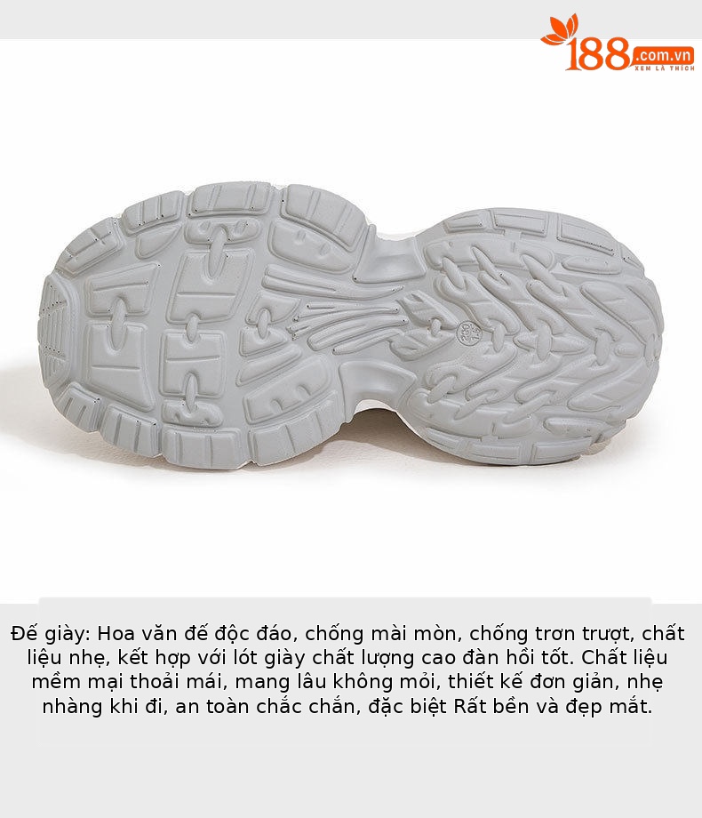 Dép sandal nữ quai chữ V đơn giản, đế wedge cao 8 cm, mũi tròn — Bạc, Trắng chi tiết 7