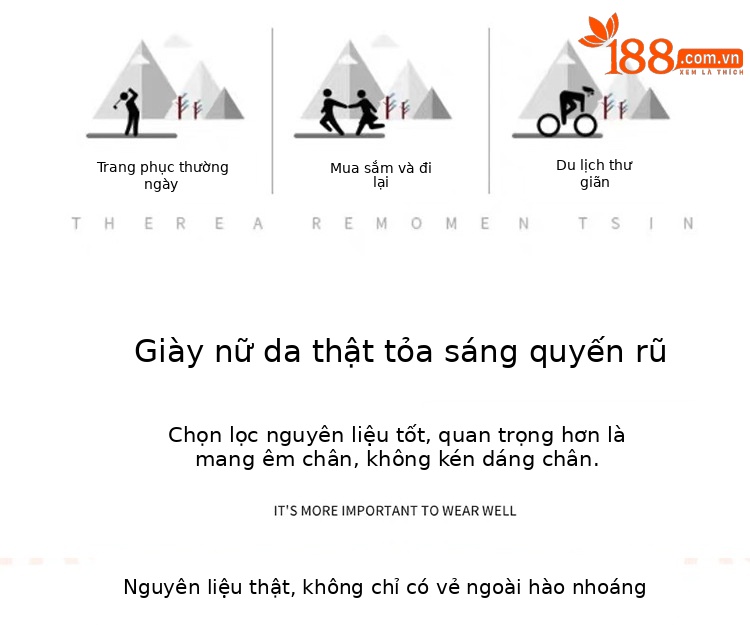 Sandal nữ da thật quai ngang gót vuông cao 6 cm kiểu mới mùa hè — Màu be chi tiết 3