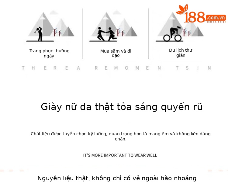 Giày lười nữ da bò đế mềm lưới thoáng khí mùa xuân hè — Kaki-3 cm chi tiết 3
