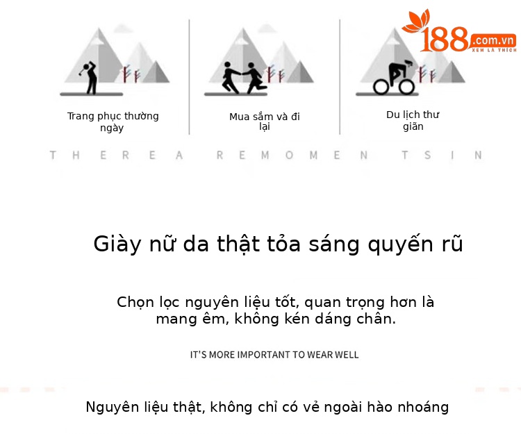 Sandal nữ quai ngang da mềm mũi hở gót vuông phong cách La Mã — Màu be chi tiết 3