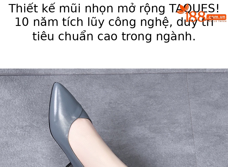 Giày lười nữ mũi nhọn đế bằng da thật mềm, phong cách bà ngoại, đi mùa xuân thu — Màu đen chi tiết 8