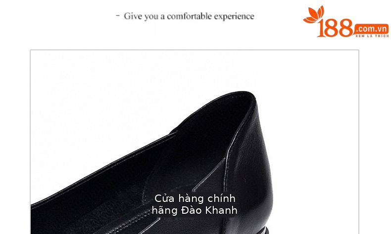 Giày lười nữ mũi nhọn đế bằng da thật mềm, phong cách bà ngoại, đi mùa xuân thu — Màu đen chi tiết 14