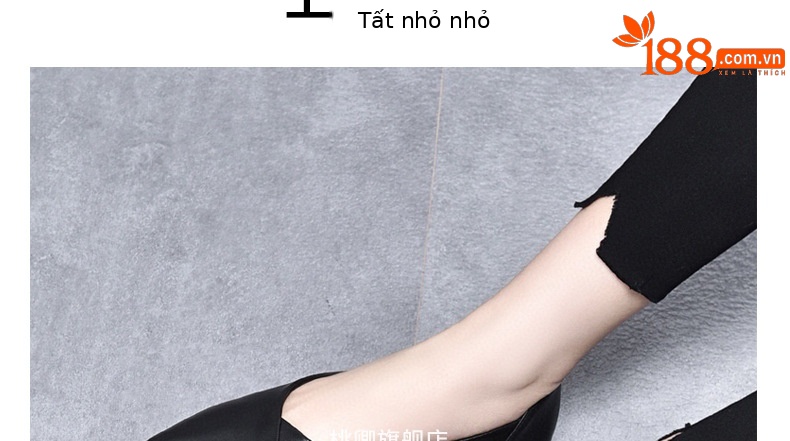 Giày lười nữ mũi nhọn đế bằng da thật mềm, phong cách bà ngoại, đi mùa xuân thu — Màu đen chi tiết 17