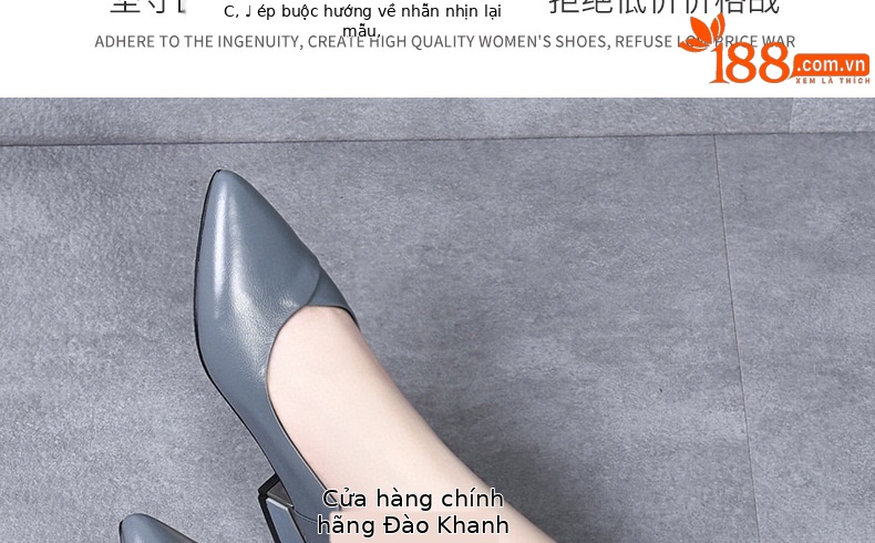 Giày lười nữ mũi nhọn đế bằng da thật mềm, phong cách bà ngoại, đi mùa xuân thu — Màu đen chi tiết 28
