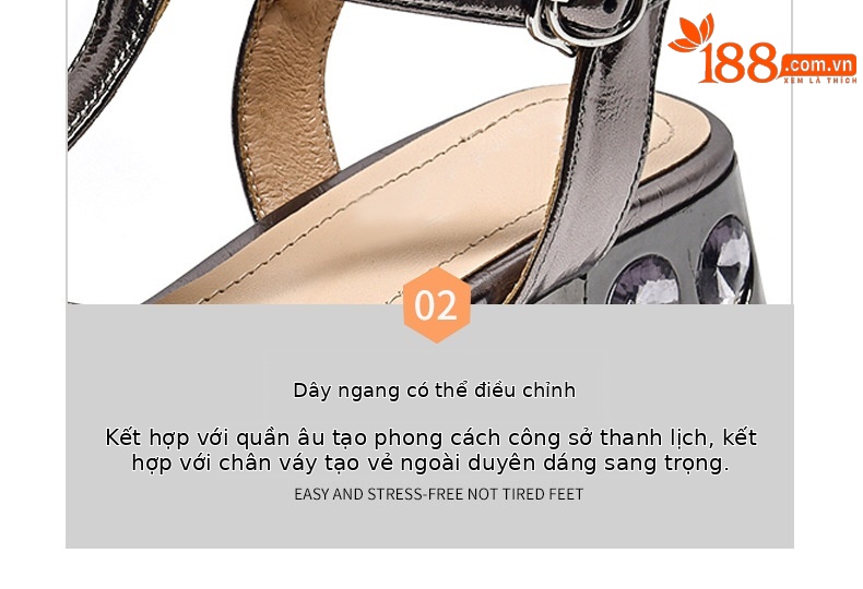 Sandal da thật mũi kín gót thấp đế mềm mũi vuông phong cách Pháp — Màu nâu chi tiết 15
