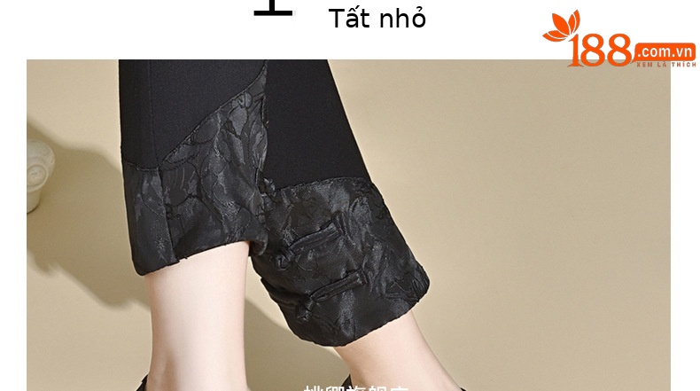 Sandal nữ da thật mũi kín gót dày phong cách Trung Quốc — Màu đen chi tiết 18