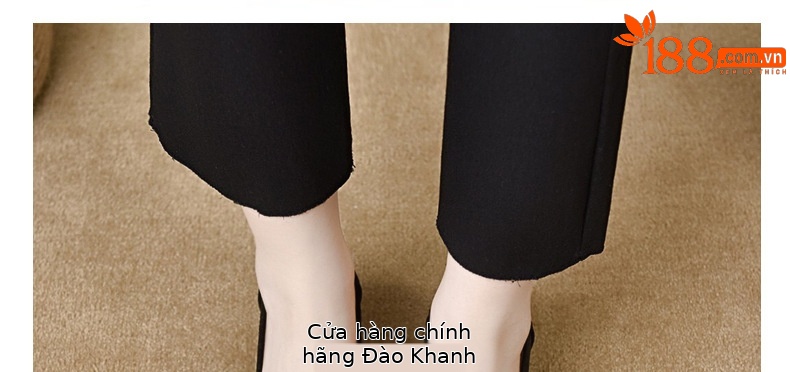 Giày sandal nữ mũi nhọn gót thấp 5 cm, da lưới thoáng khí, bít mũi hở gót — Chiều cao gót 5 cm chi tiết 22