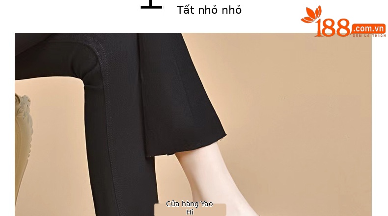 Giày mule nữ mũi nhọn chất liệu lưới thoáng khí, gót cao — Màu Sâm panh chi tiết 18