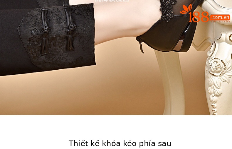 Sandal da bò lưới thoáng mũi tròn đế bệt cho nữ — Màu đen da bò chi tiết 7