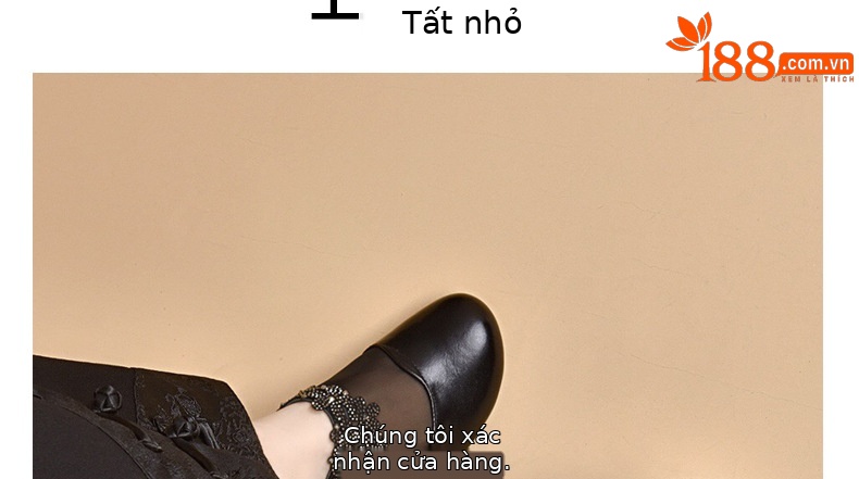 Sandal da bò lưới thoáng mũi tròn đế bệt cho nữ — Màu đen da bò chi tiết 18