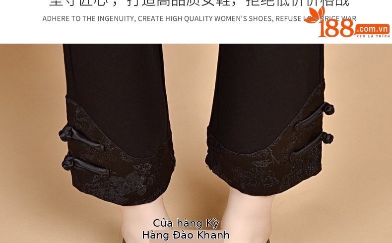 Sandal da bò lưới thoáng mũi tròn đế bệt cho nữ — Màu đen da bò chi tiết 29