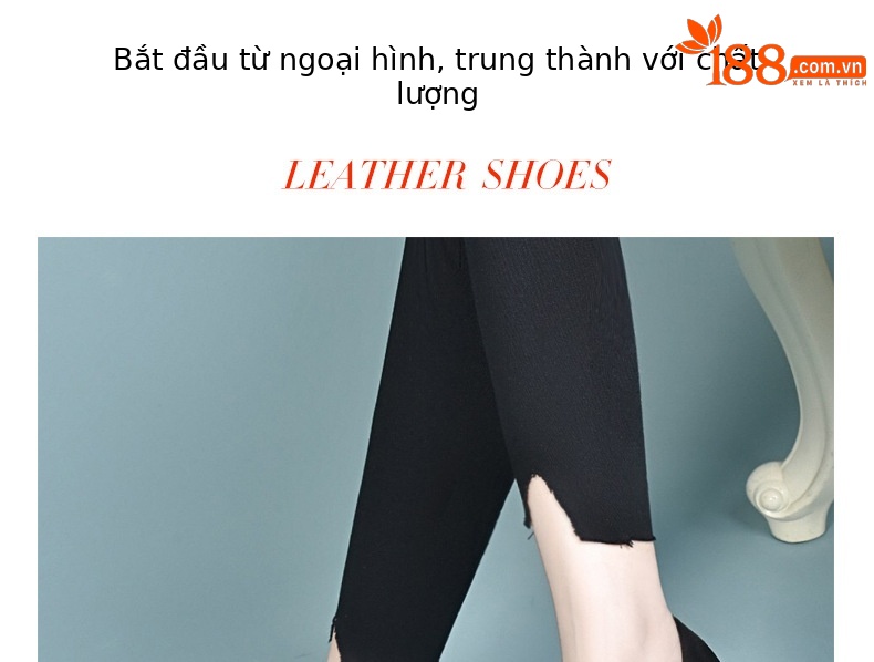 Giày sandal nữ da thật mũi tròn đế mềm gót thô 2.5 cm — Gót đen cao 2.5 cm chi tiết 1