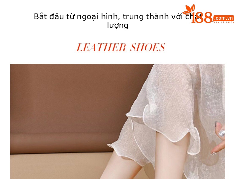 Dép sandal nữ da thật mũi vuông retro quai ngang đế xuồng — Màu nâu chi tiết 1