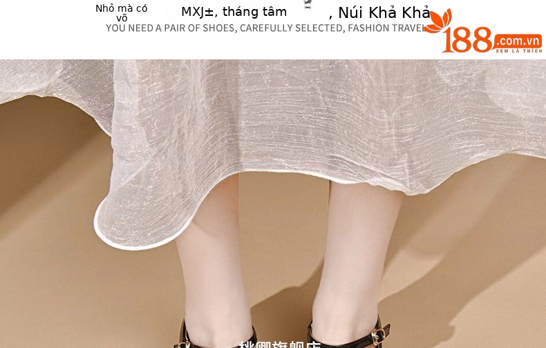 Dép sandal nữ da thật mũi vuông retro quai ngang đế xuồng — Màu nâu chi tiết 20