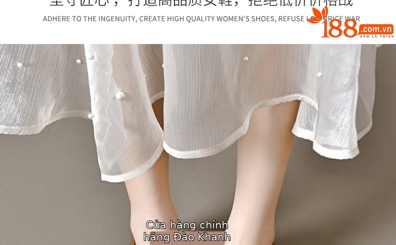 Giày nữ mũi vuông da thật gót vuông retro đế mềm — Màu nâu chi tiết 29