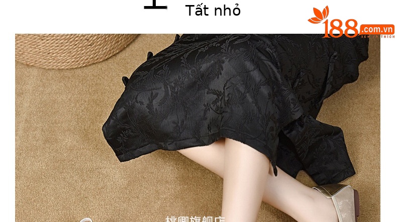 Giày lười nữ mũi tròn da mềm đế bệt xỏ chân — Màu Sâm panh chi tiết 18