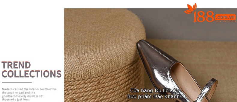 Dép nữ da thật xỏ ngón đế bệt mũi tròn màu bạc sáng bóng — Màu vàng cổ chi tiết 23