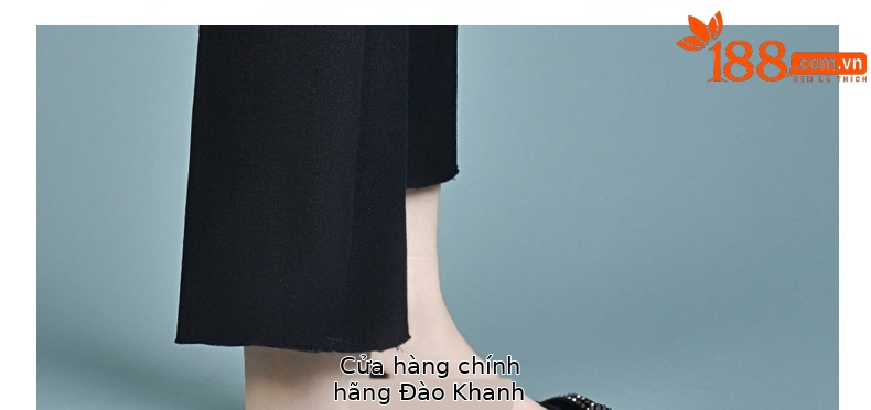 Giày cao gót nữ mũi nhọn da thật gót 5 cm nơ bướm lưới thoáng khí — Chiều cao gót 5 cm gót nhọn chi tiết 22