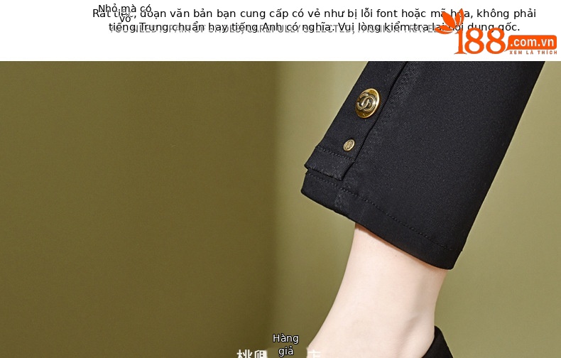 Giày sandal nữ da thật mũi tròn gót 4 cm đế mềm — Chiều cao gót 4 cm chi tiết 20