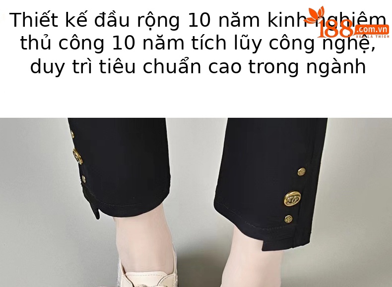 Giày cao gót nữ da thật mũi tròn gót vuông ổn định, đế mềm da bóng, kiểu dáng khoét sâu — Màu đen chi tiết 8