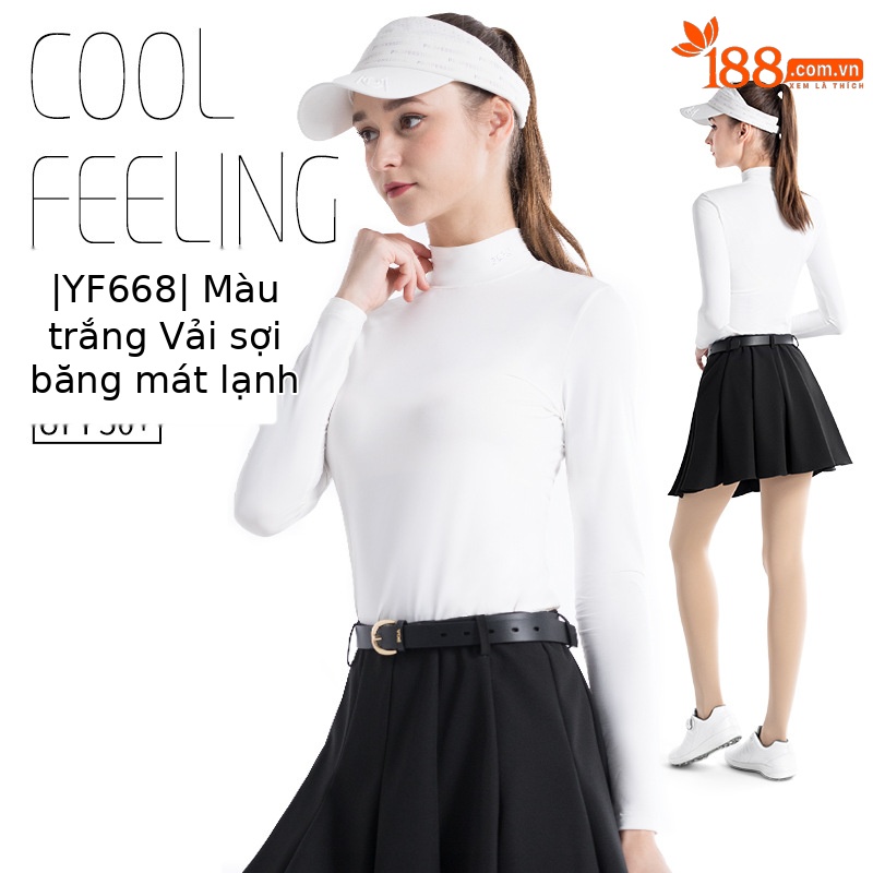 Áo lót YF668 màu trắng [lụa lạnh/chống nắng UPF50]