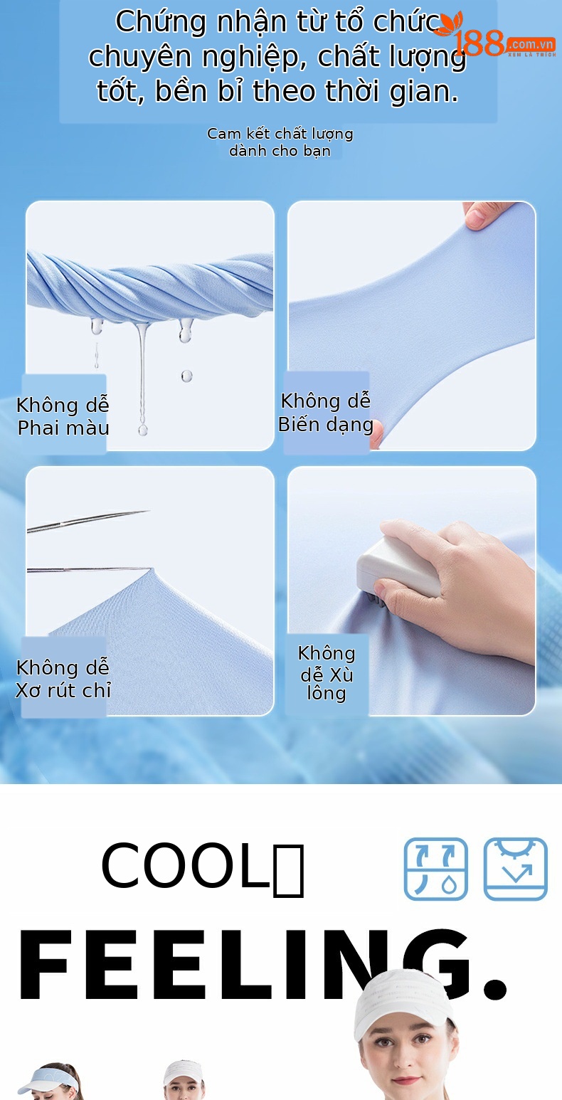 Áo golf nữ chống nắng lụa băng phối váy xếp ly bộ thể thao mùa hè — QZ099 váy trắng [xếp ly/Chống Chói đáy], Áo lót màu xanh pha lê Băng YF668 [lụa lạnh/Kem chống nắng UPF50], YF668 màu da [mát lạnh lụa/chống nắng UPF50] Áo lót, Áo lót YF668 màu trắng [lụa lạnh/chống nắng UPF50] chi tiết 4