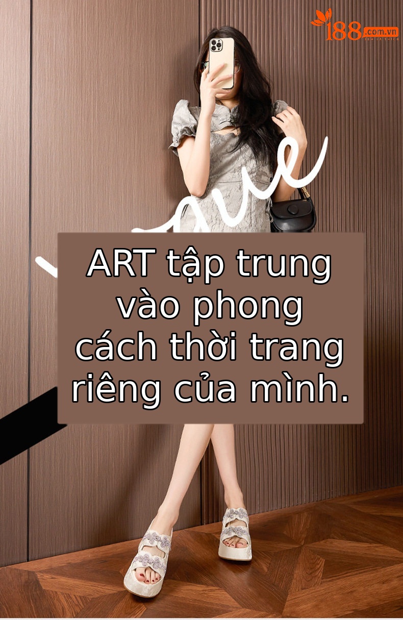 Sandal nữ quai chữ V đế TPU mềm mại, phong cách Trung Hoa thêu hoa — Len tinh khiết, Xanh lá, Đen chi tiết 1