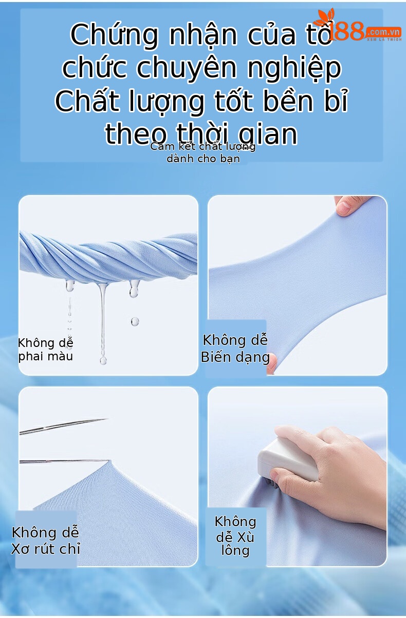 Áo chống nắng golf nữ lụa băng tay ngắn phối váy xếp ly — Áo trắng YF667 [lụa lạnh/chống nắng UPF50], Áo Đen YF667 [lụa lạnh/chống nắng UPF50], Áo phấn hoa anh đào YF667 [lụa lạnh/chống nắng UPF50], YF667 Ice Crystal Blue Top [mát lạnh lụa/chống nắng UPF50] chi tiết 5